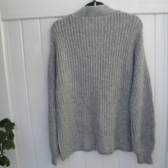 Ava & VIV Sweater Women's Size X V-Neck Gray Pullover - Picture 3 of 3